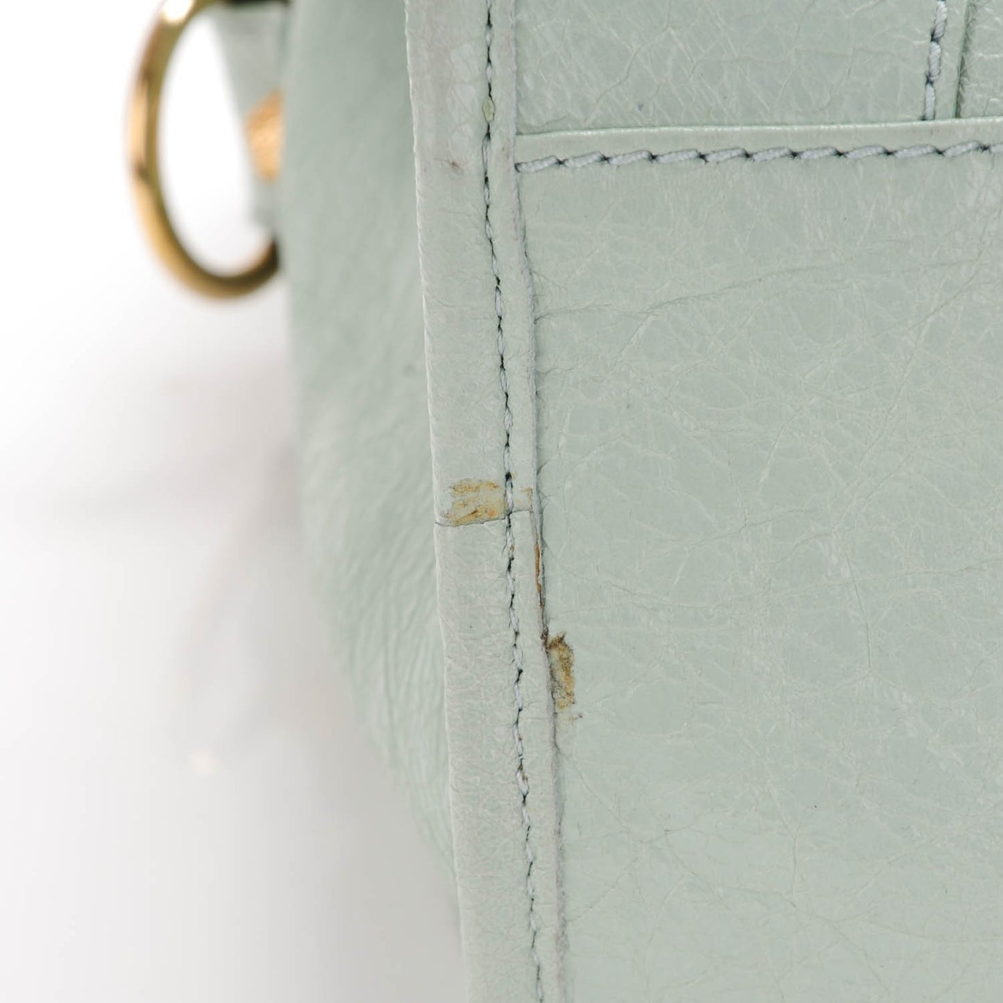 Agneau Giant 12 Gold Hardware City Vert Jade