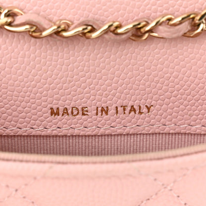 Chanel Caviar Quilted Mini Chain Belt Bag Light Pink 8 of 13