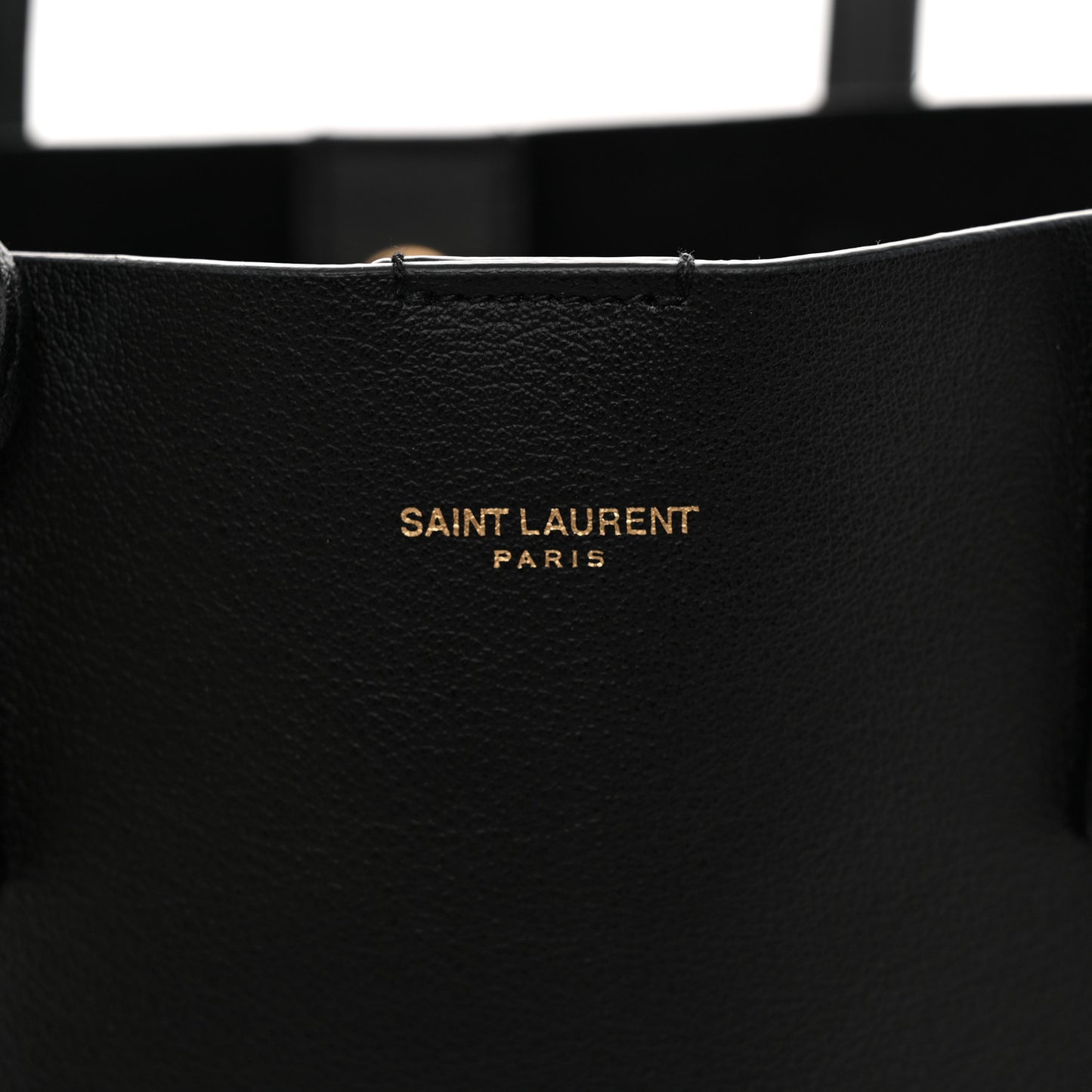 Calfskin Toy Shopping Tote Black