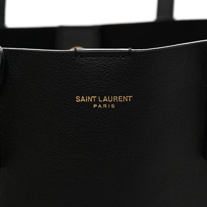 Saint Laurent Calfskin Toy Shopping Tote Black 6 of 10