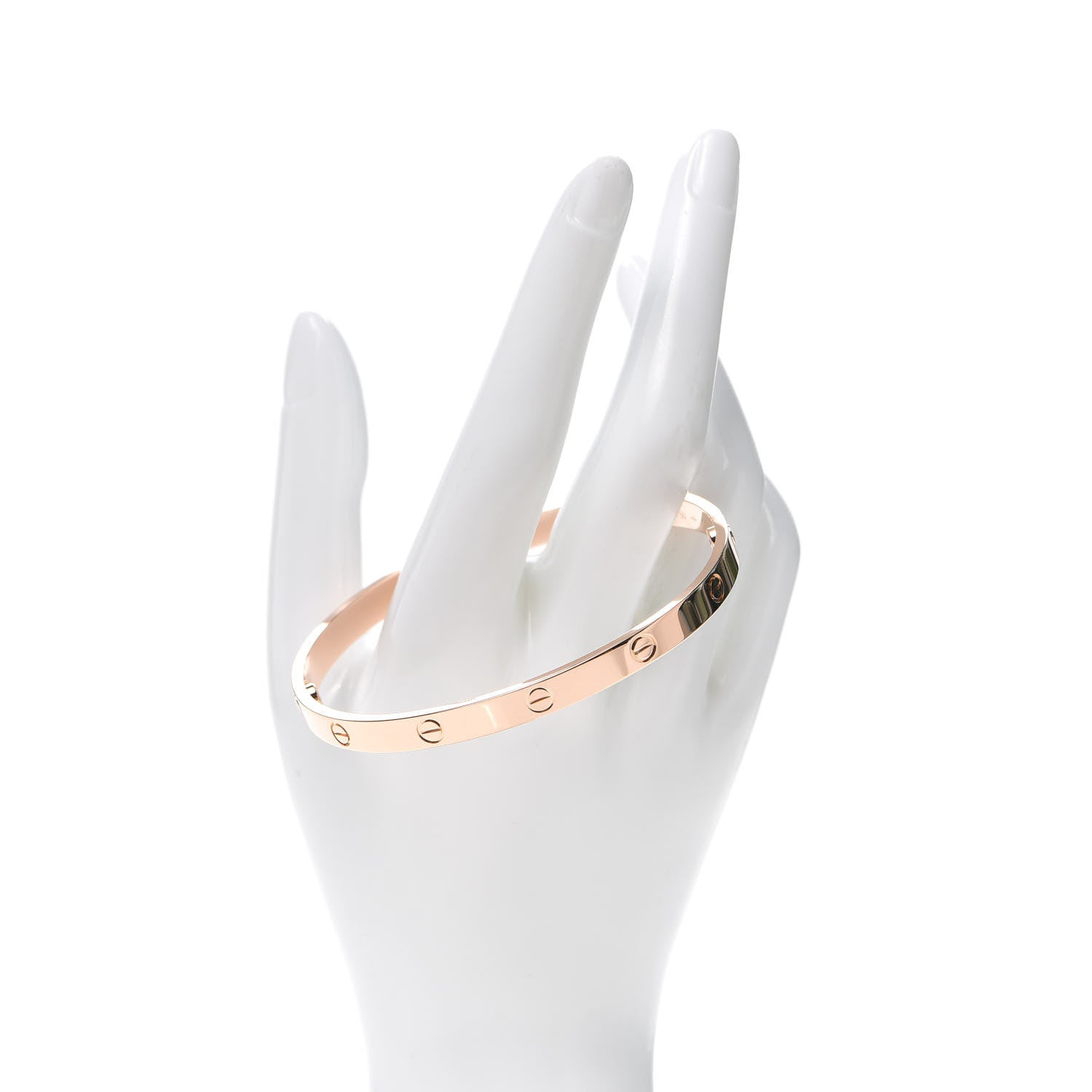 Cartier 18K Pink Gold LOVE Bracelet 21 2 of 8
