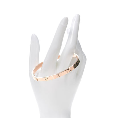Cartier 18K Pink Gold LOVE Bracelet 21 2 of 8