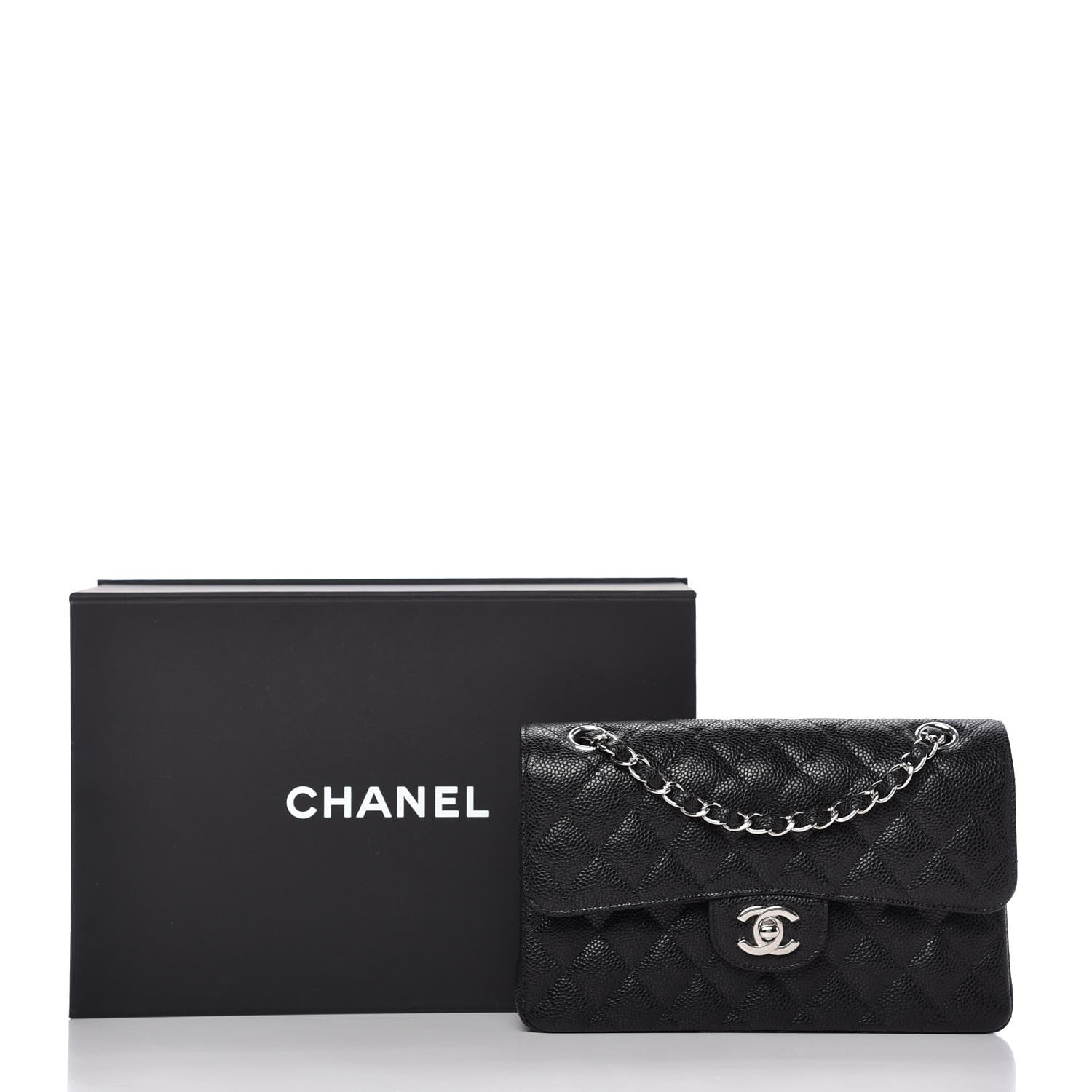 Chanel Caviar Quilted Small Double Flap Black 11 of 11