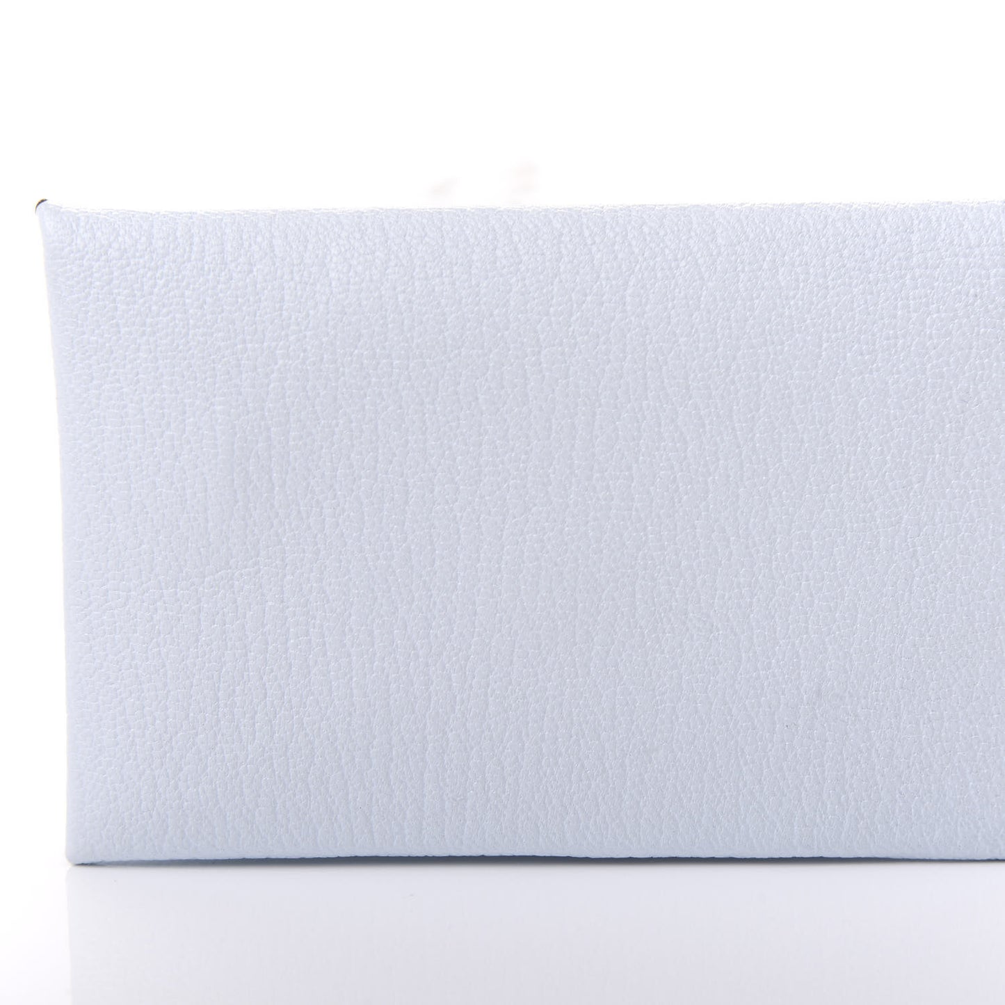 Chevre Mysore Verso Calvi Card Case Bleu Brume Brique