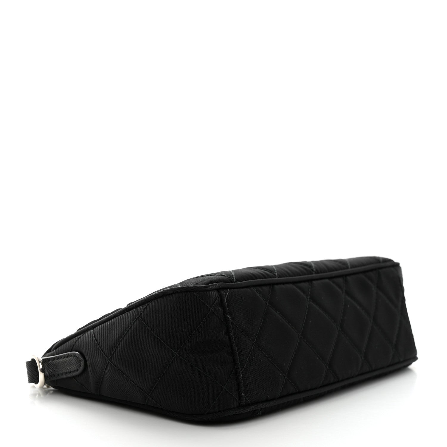 Prada Nylon Tessuto Impuntu Quilted Crossbody Bag Black 4 of 10