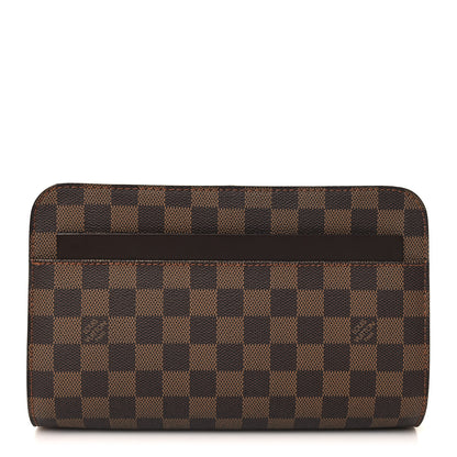 Louis Vuitton Damier Ebene Pochette Saint Louis Clutch 1 of 6