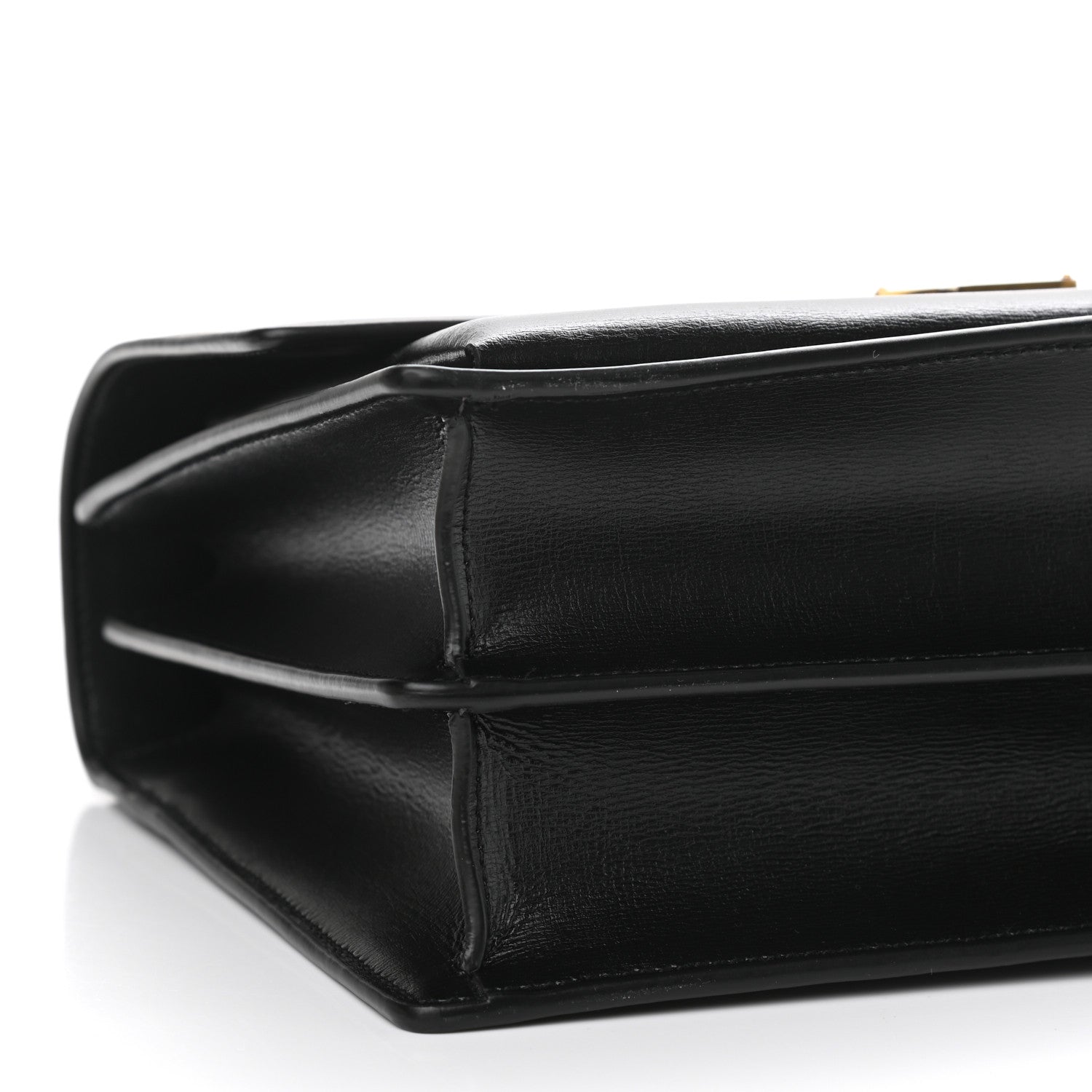 Saint Laurent Calfskin Large Monogram Sunset Black 9 of 10