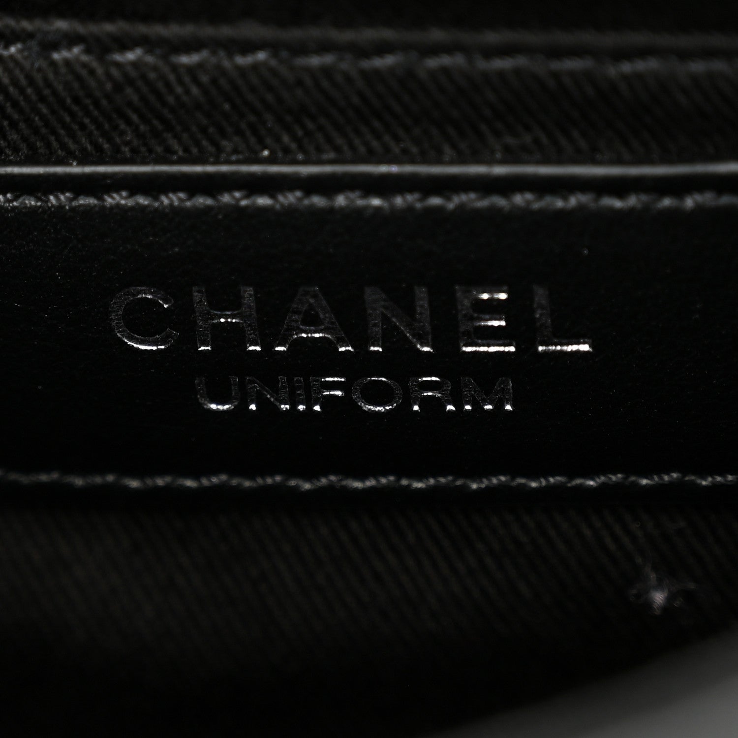 Chanel Calfskin Quilted CC Uniform Flap Belt Bag Black 6 of 10
