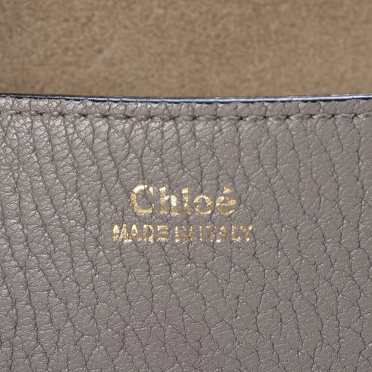 Chloe Grained Lambskin Mini Drew Shoulder Bag Motty Grey 6 of 6