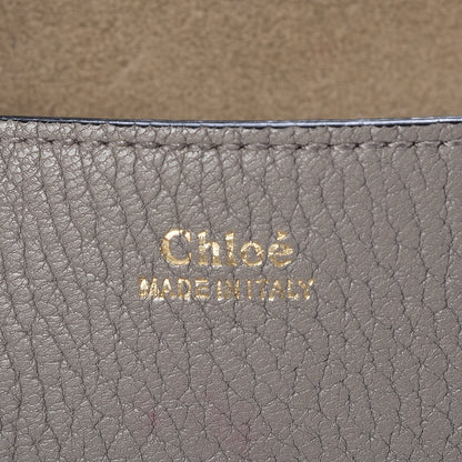 Chloe Grained Lambskin Mini Drew Shoulder Bag Motty Grey 6 of 6