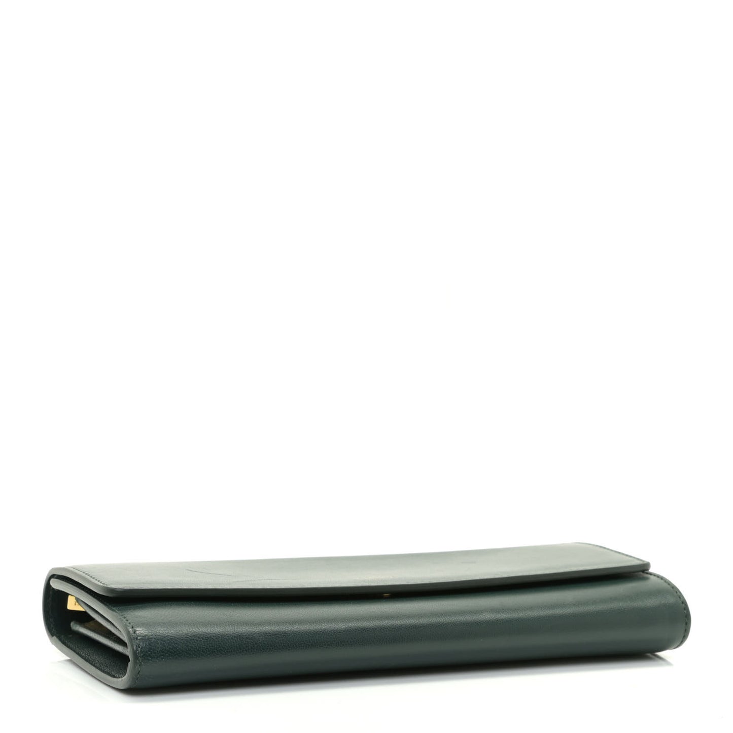 Lambskin Large Flap Wallet Emerald