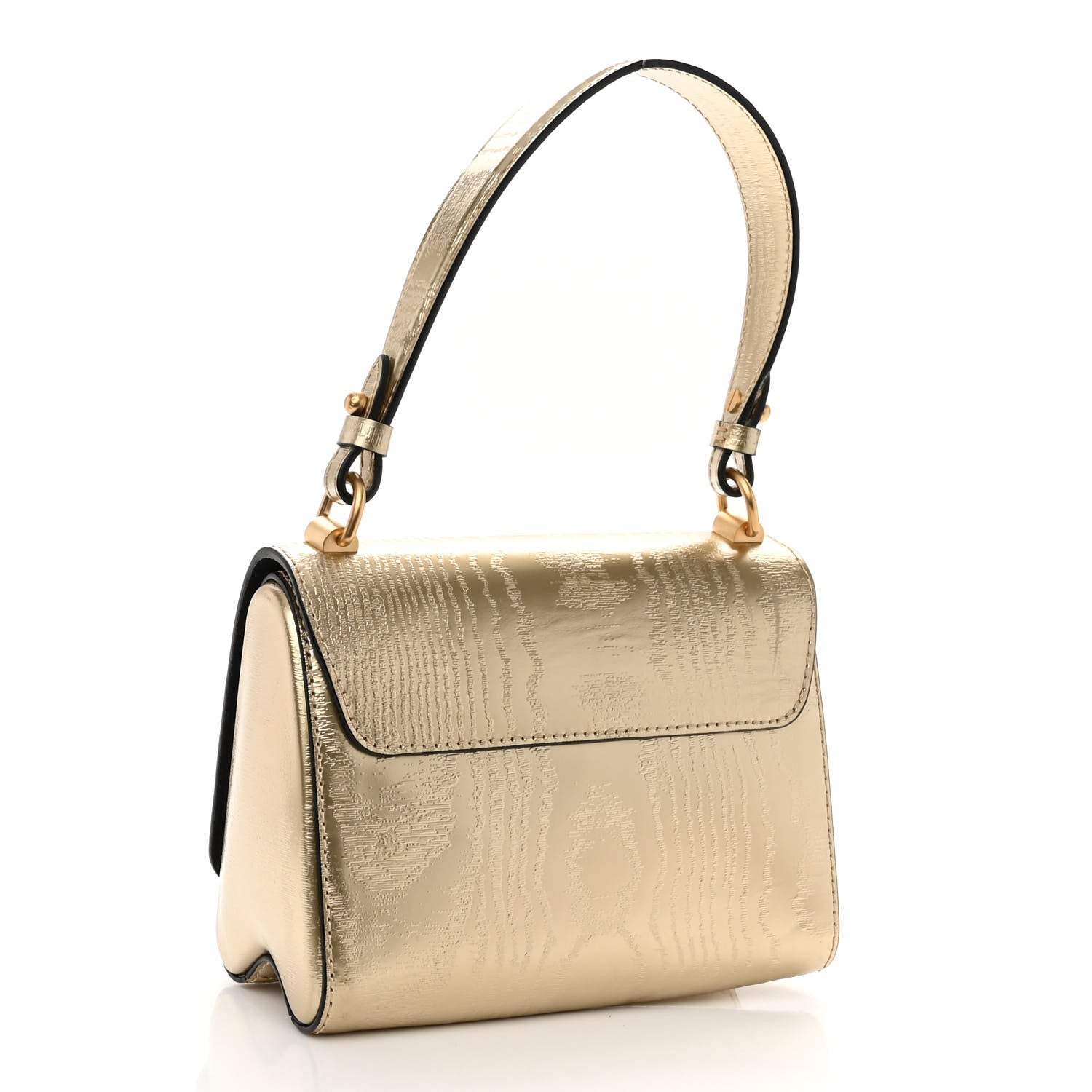 Louis Vuitton Calfskin Gravity Twist PM Gold 3 of 11