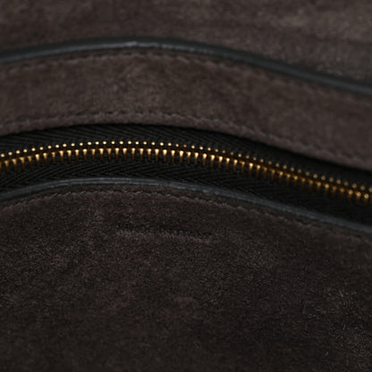 Celine Soft Grained Calfskin Small Sangle Bucket Bag Kohl 6 of 10