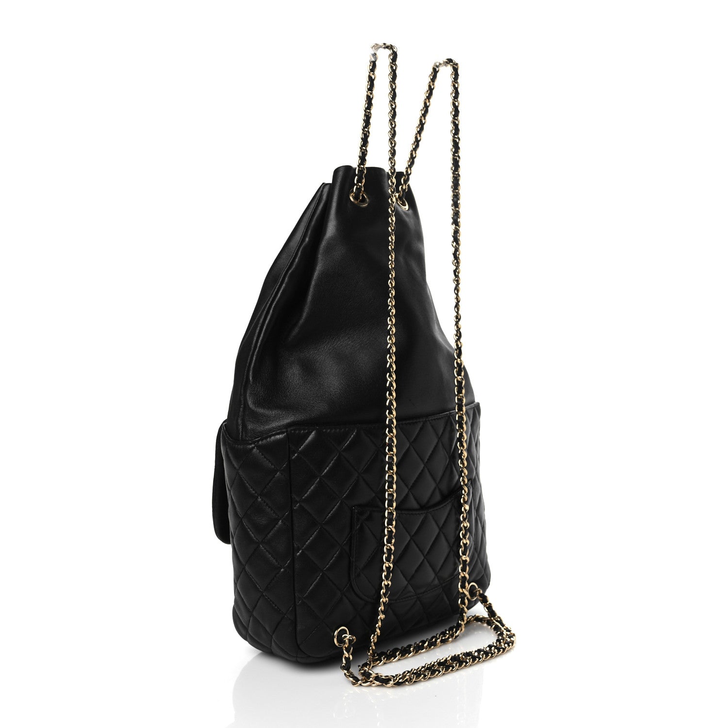 Chanel Lambskin Quilted Large In Seoul Backpack Navy 3 of 10