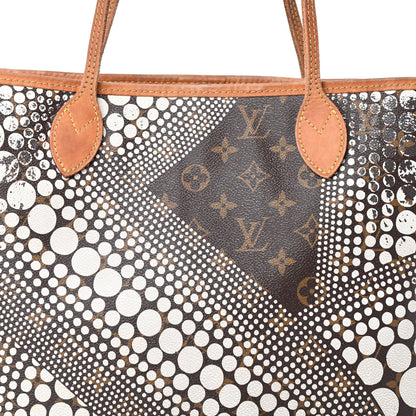 Louis Vuitton Monogram Kusama Waves Neverfull MM White 11 of 15