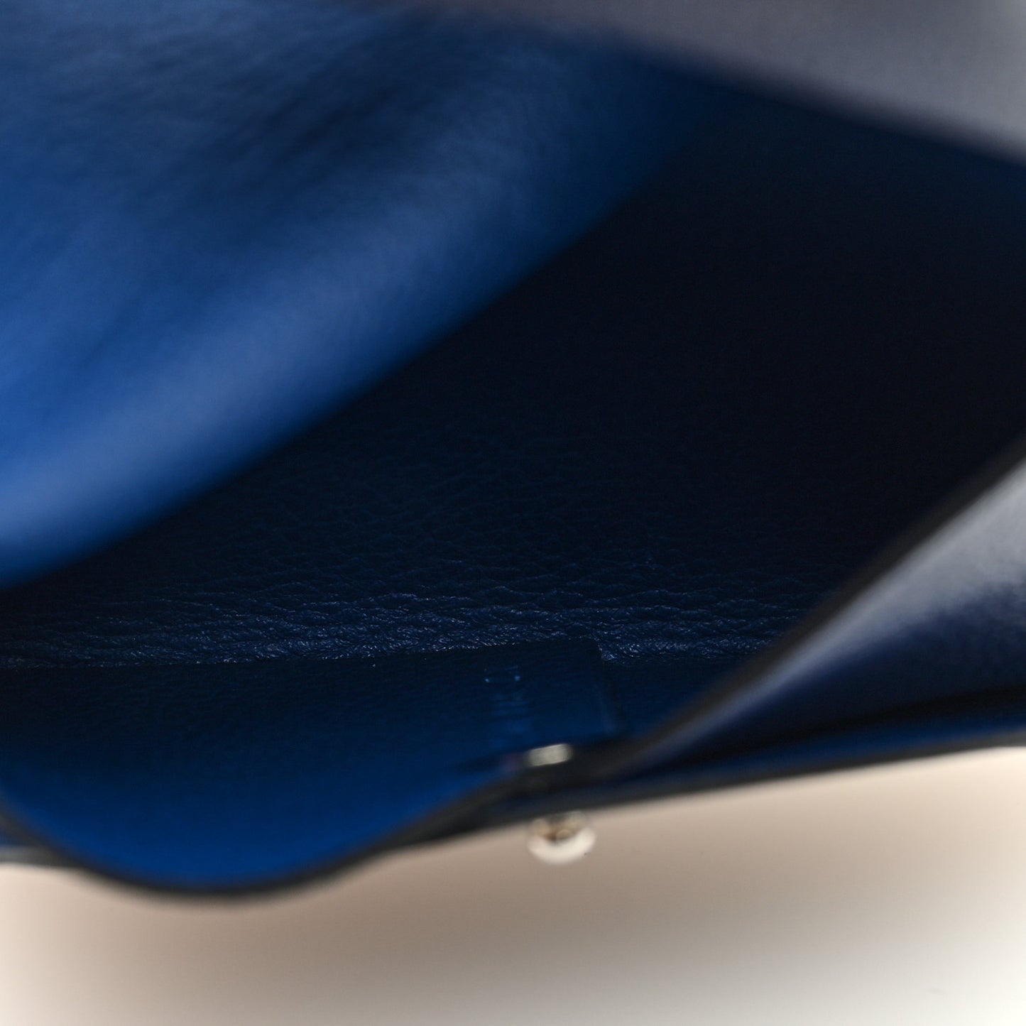 Evercolor Bastia Verso Coin Purse Bleu Saphir Bleu France