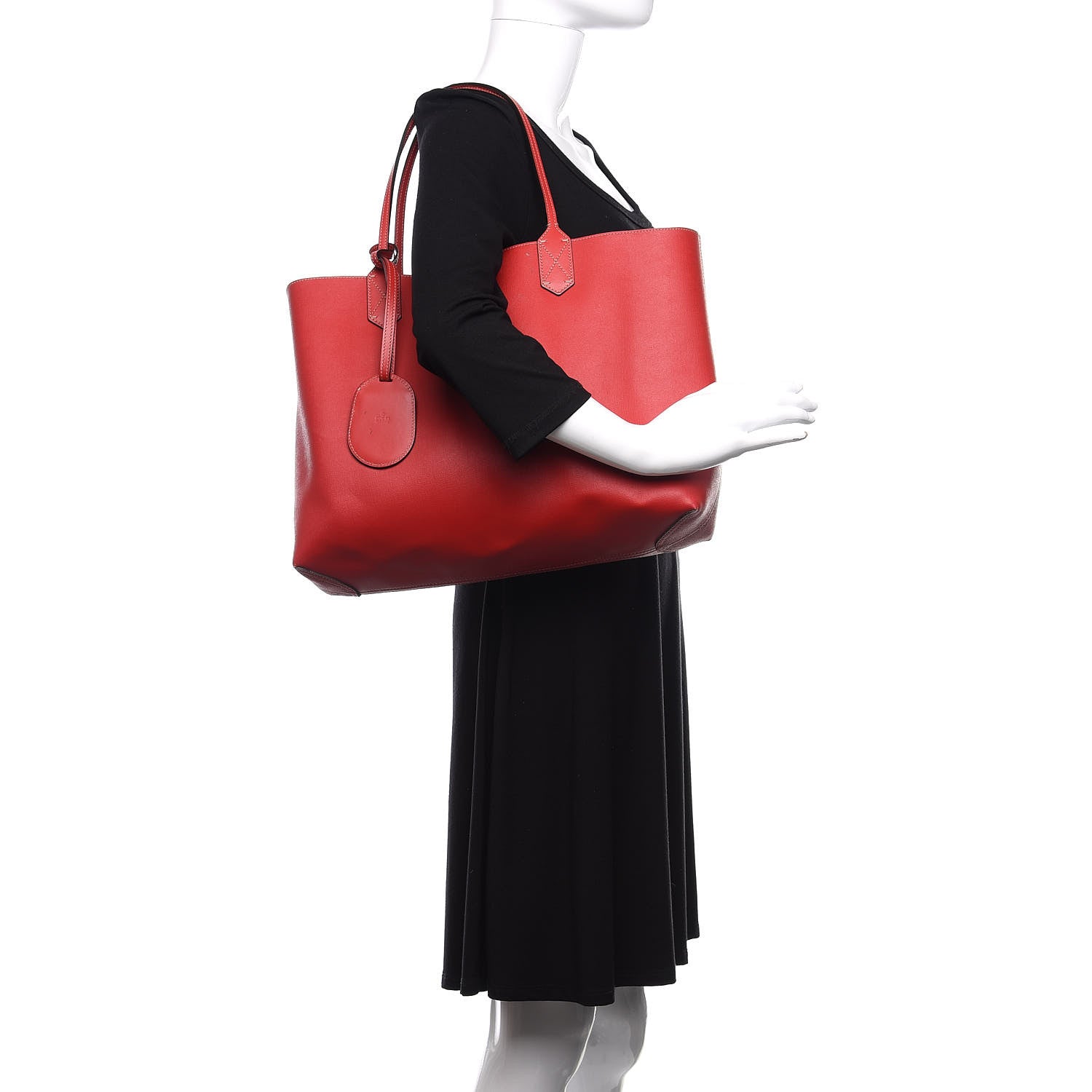 Gucci GG Supreme Monogram Medium Reversible Tote Beige Red 2 of 18