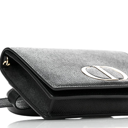 Christian Dior Calfskin 30 Montaigne 2 in 1 Pouch Black 9 of 11