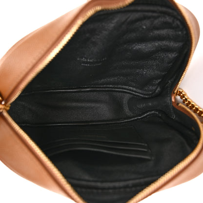 Saint Laurent Grain De Poudre Matelasse Monogram Mini Lou Camera Bag Dark Natural 5 of 9