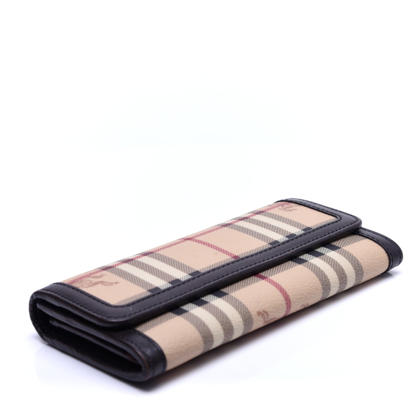 Haymarket Check Continental Wallet Brown