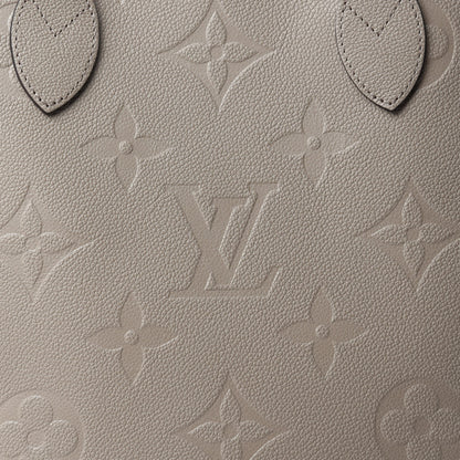 Louis Vuitton Empreinte Monogram Giant Neverfull MM Tourterelle 9 of 9