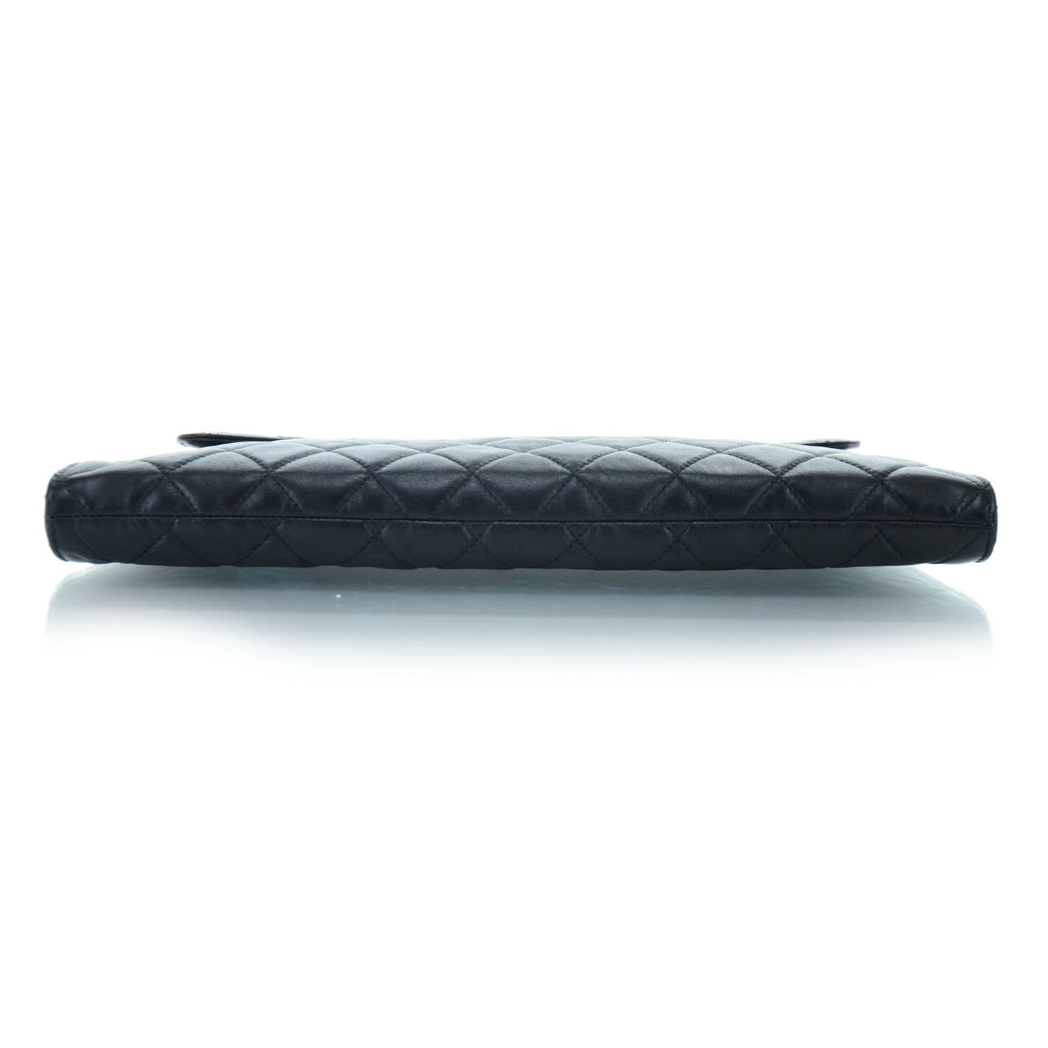 Chanel Calfskin Quilted Document Portfolio Holder Black 5 of 10