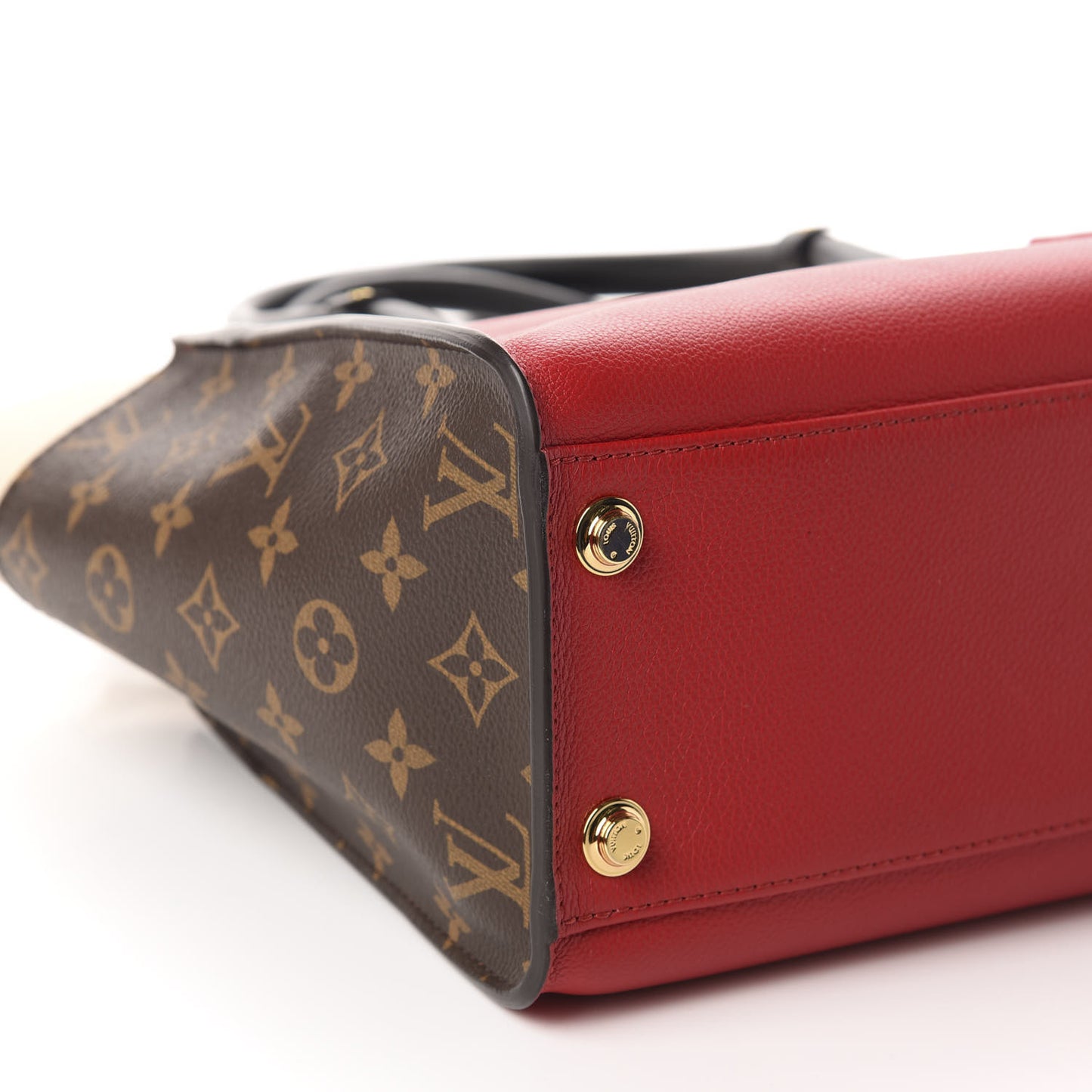 Calfskin Monogram On My Side Pirate Red