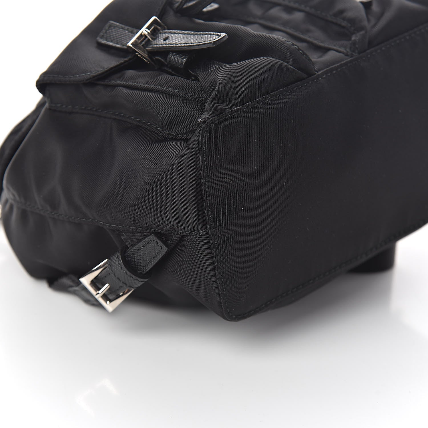 Prada Nylon Vela Mini Crossbody Backpack Black 7 of 8