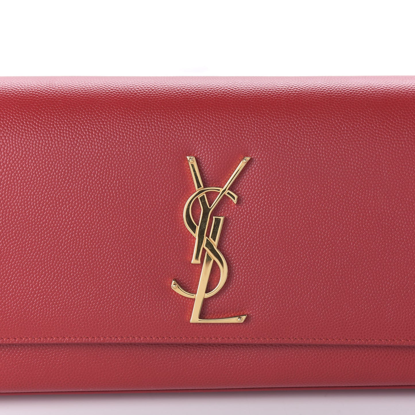 Grain De Poudre Classic Monogram Cassandre Clutch New Red