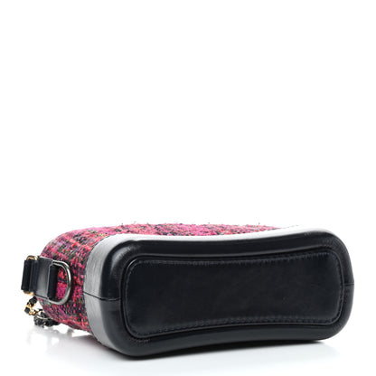 Chanel Tweed Calfskin Small Gabrielle Hobo Dark Navy 4 of 9