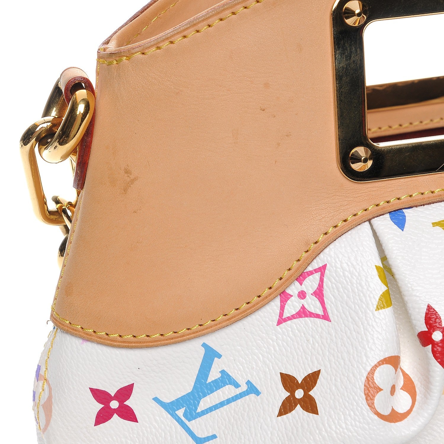 Louis Vuitton Monogram Multicolor Judy PM White 8 of 8