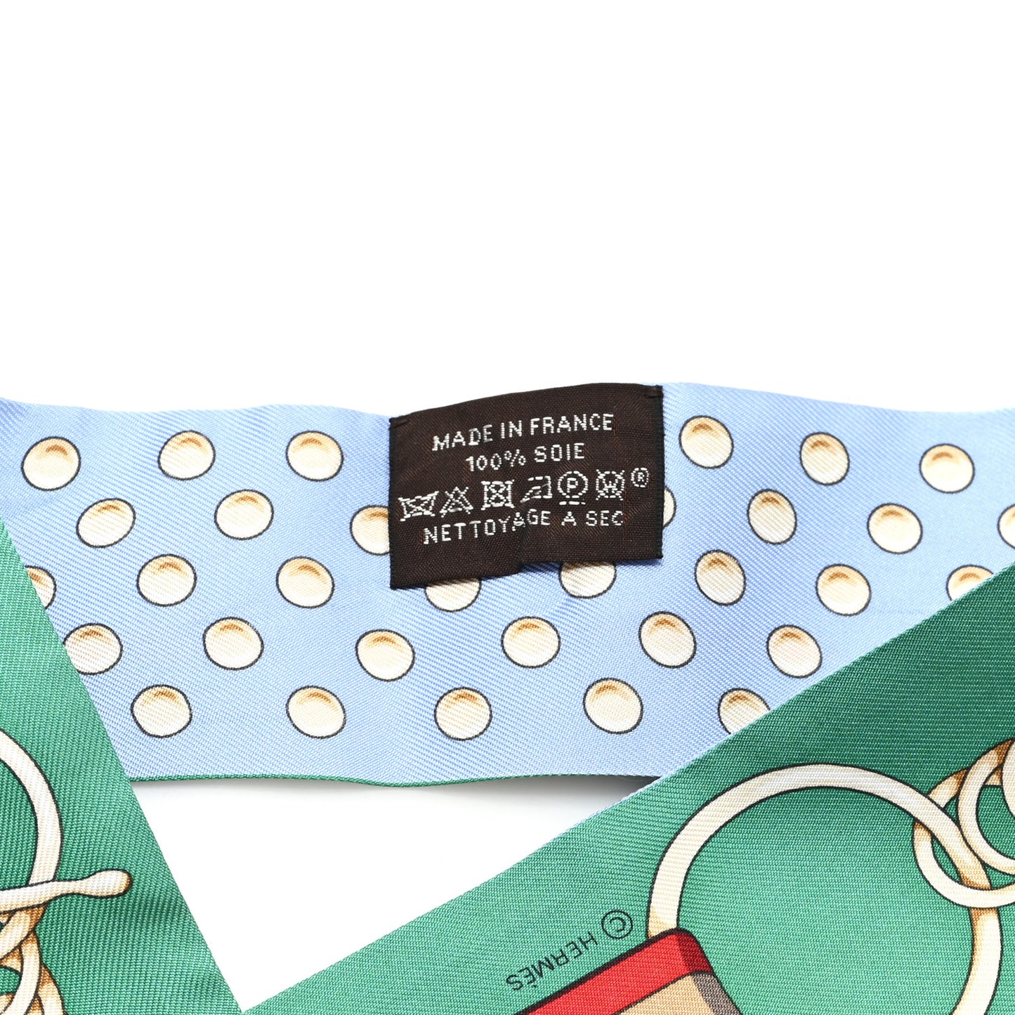 Silk Grand Tralala Twilly Bleu Ciel Vert