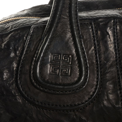 Givenchy Wrinkled Lambskin Medium Nightingale Black 8 of 10
