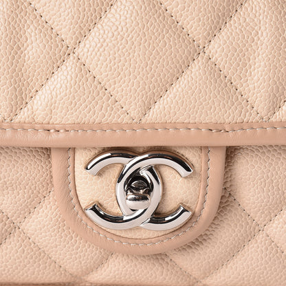 Chanel Caviar French Riviera Large Flap Beige 8 of 12