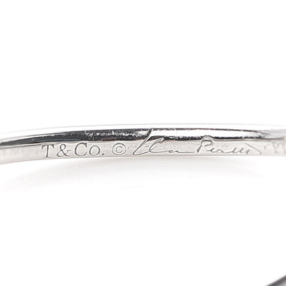 Tiffany Platinum Diamond Elsa Peretti Single-Row Wave Ring 48 4.5 4 of 5