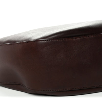 The Row Calfskin Allie Bag Burgundy 8 of 9