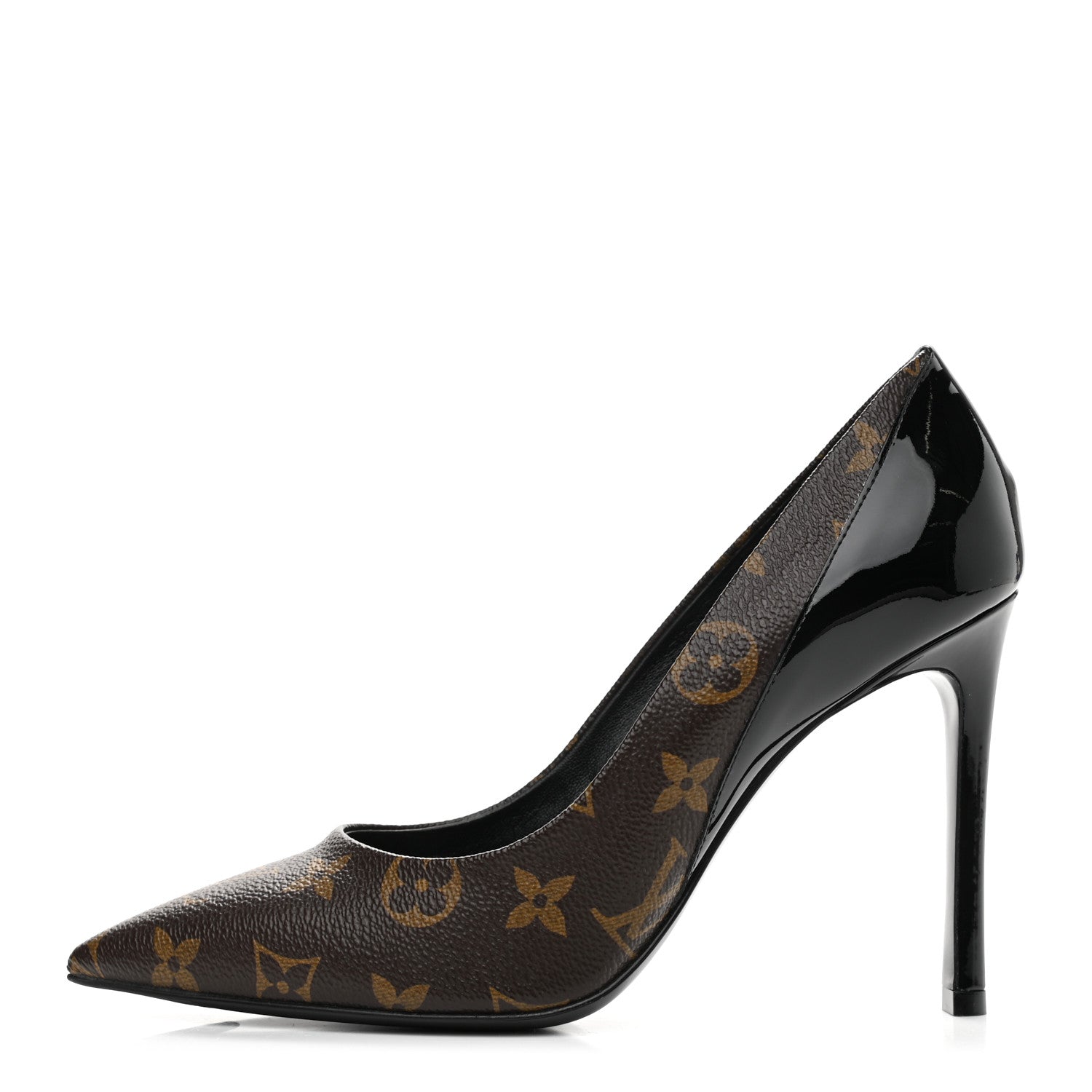 Louis Vuitton Monogram Cherie Pumps 38 Black 1 of 10