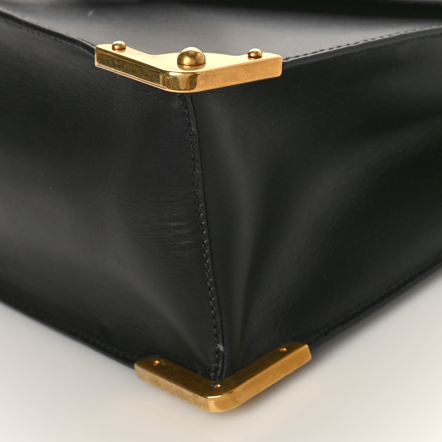 Prada Antic Soft Saffiano Lions Head Cahier Shoulder Bag Black 8 of 8