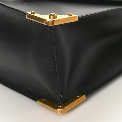 Prada Antic Soft Saffiano Lions Head Cahier Shoulder Bag Black 8 of 8