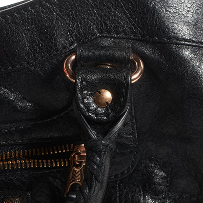 Balenciaga Agneau Giant 12 Rose Gold Hardware Town Black 3 of 11