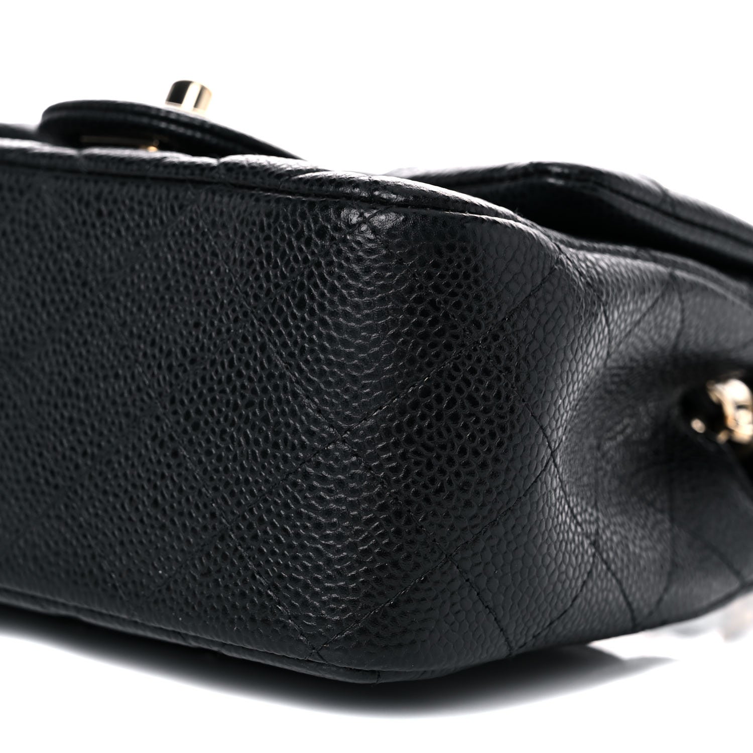 Chanel Caviar Quilted Mini Square Flap Black 9 of 11