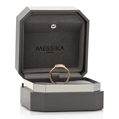 Messika 18K Rose Gold Diamond Move Uno Ring 54 6.75 5 of 5