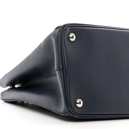 Prada Saffiano Medium Galleria Double Zip Tote Baltico 8 of 11