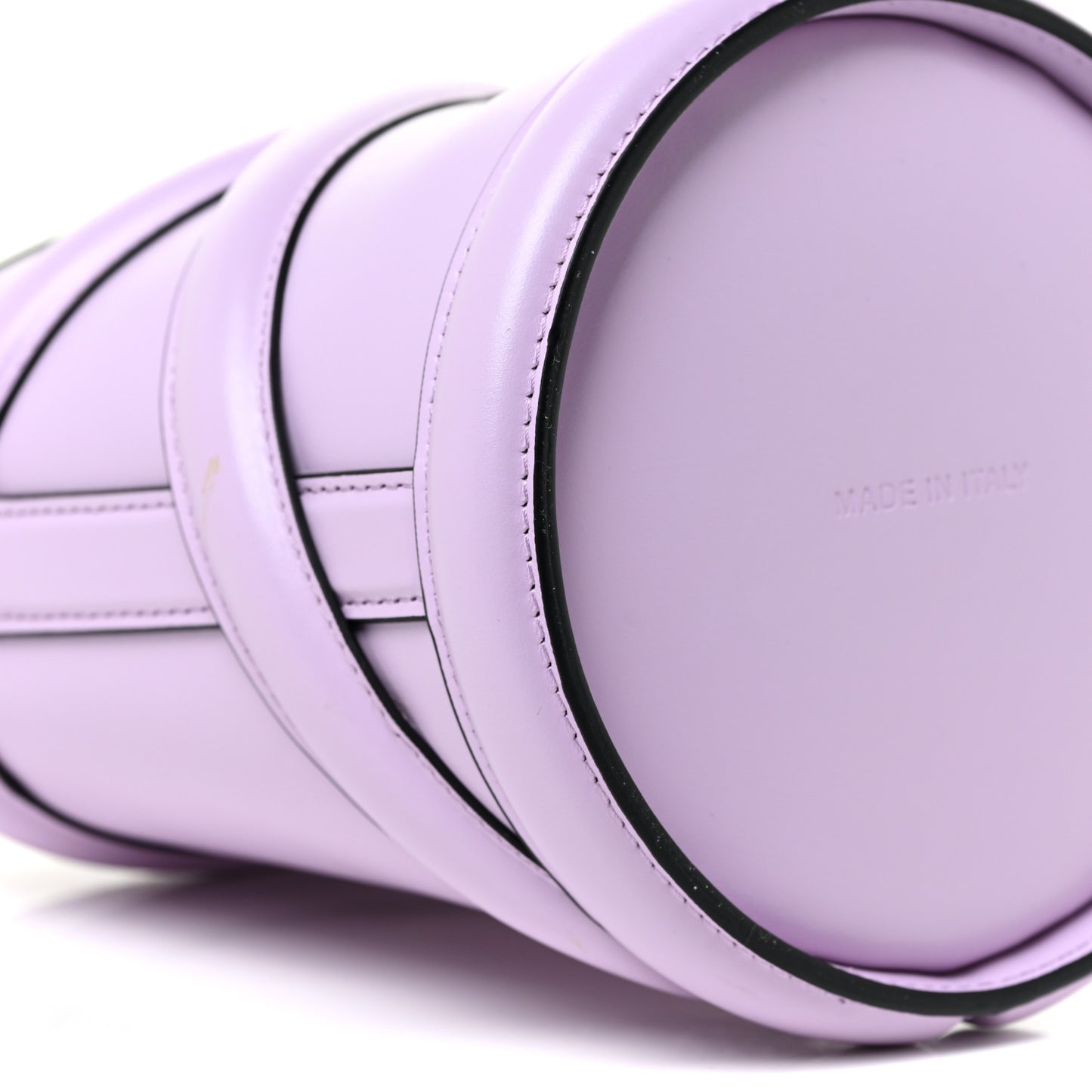 Calfskin The Curve Small Shoulder Bag Lilac