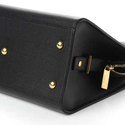 Saint Laurent Textured Calfskin Small Classic Y Cabas Black 7 of 10