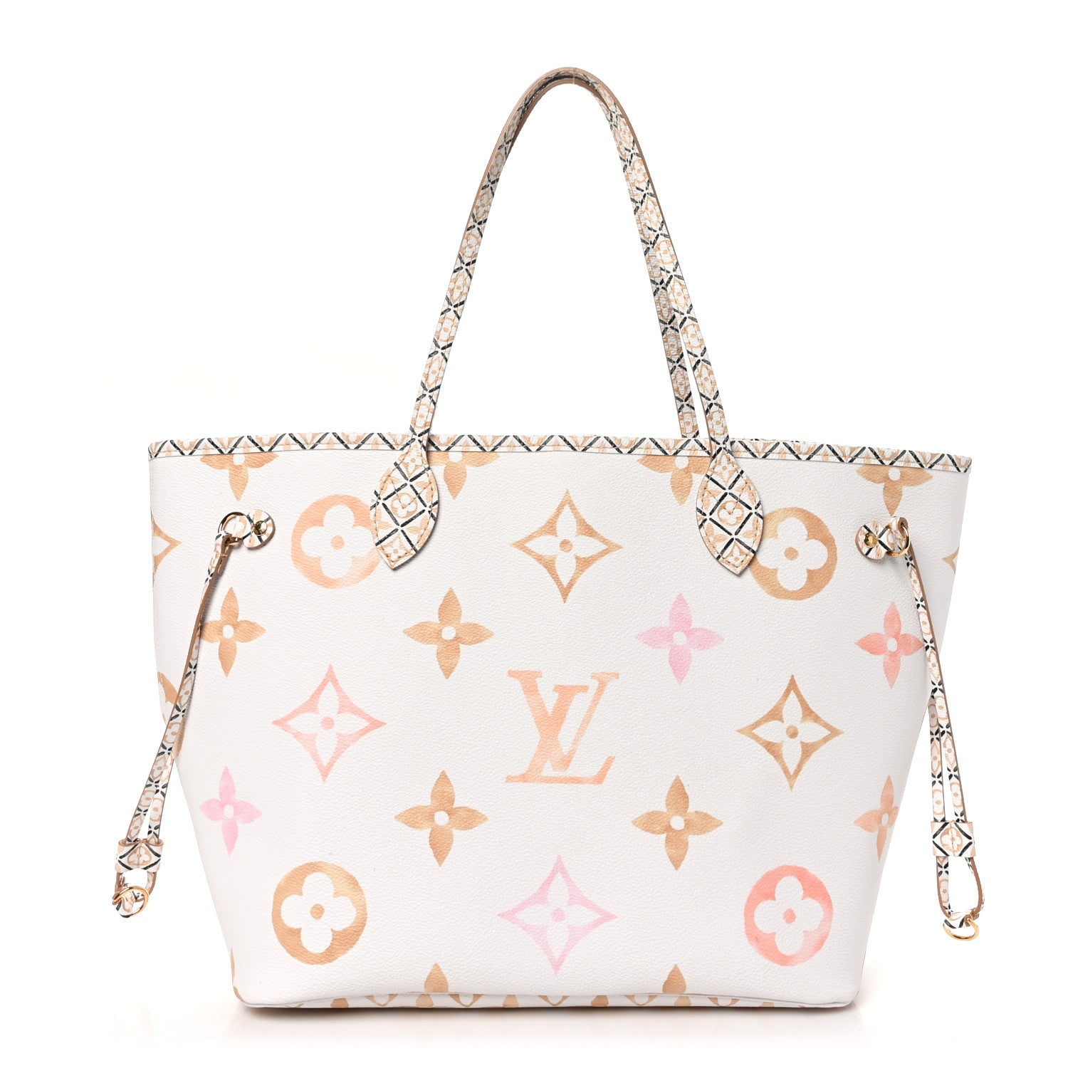 Louis Vuitton Monogram Giant By The Pool 2.0 Neverfull MM Beige 1 of 10