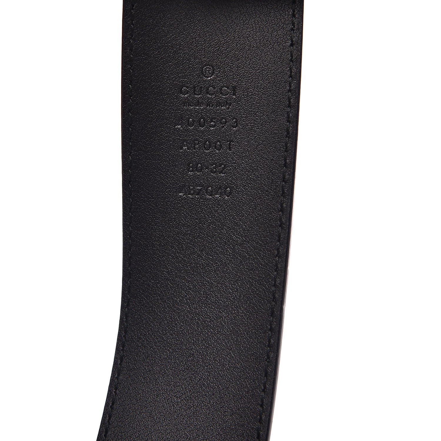 Gucci Calfskin Double G 40mm Belt 80 32 Black 5 of 6