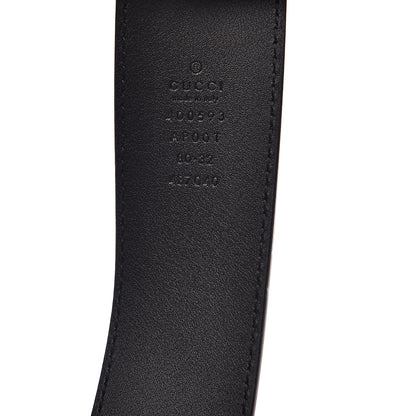 Gucci Calfskin Double G 40mm Belt 80 32 Black 5 of 6
