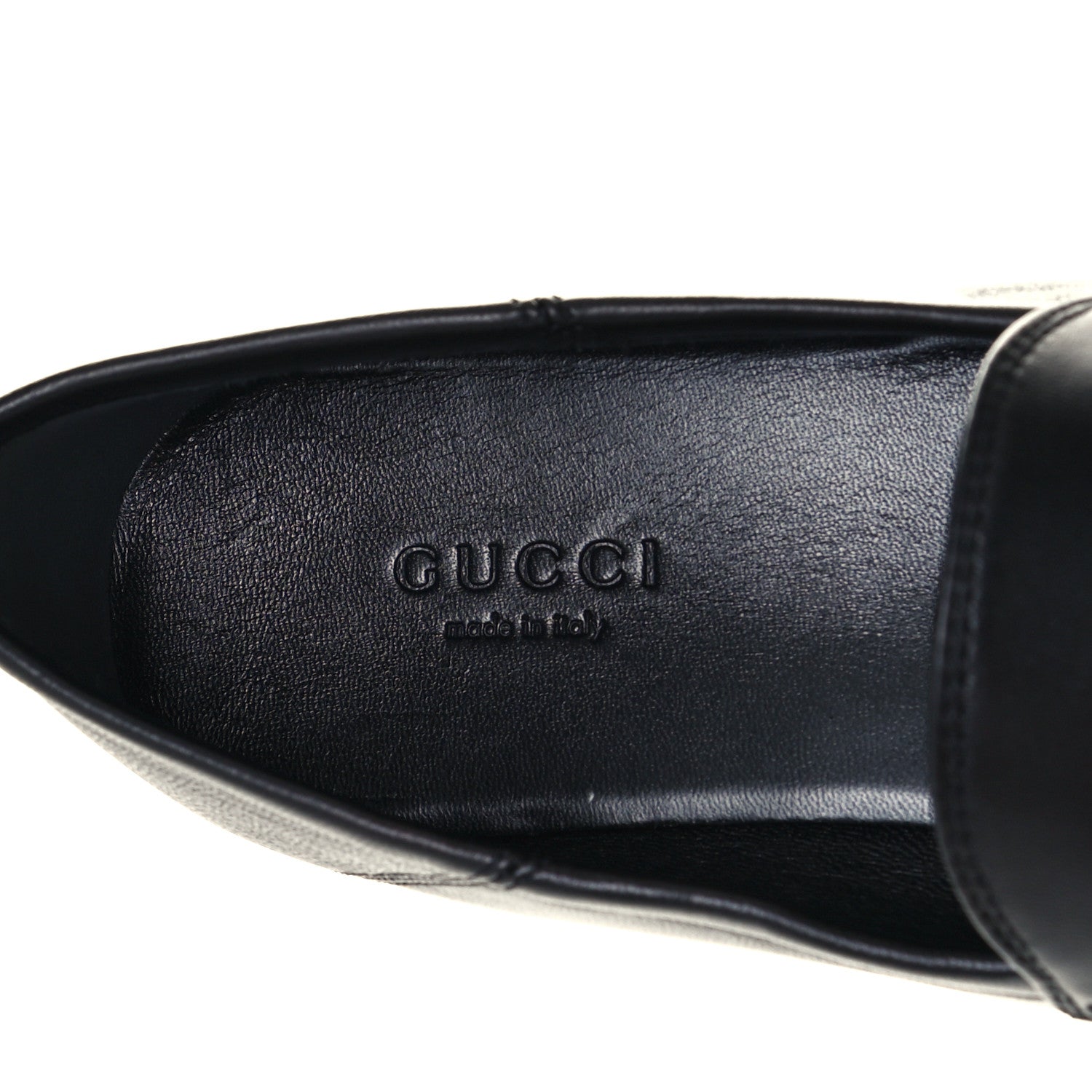 Gucci Lambskin Womens Brixton Horsebit Loafers 37 Black 9 of 11