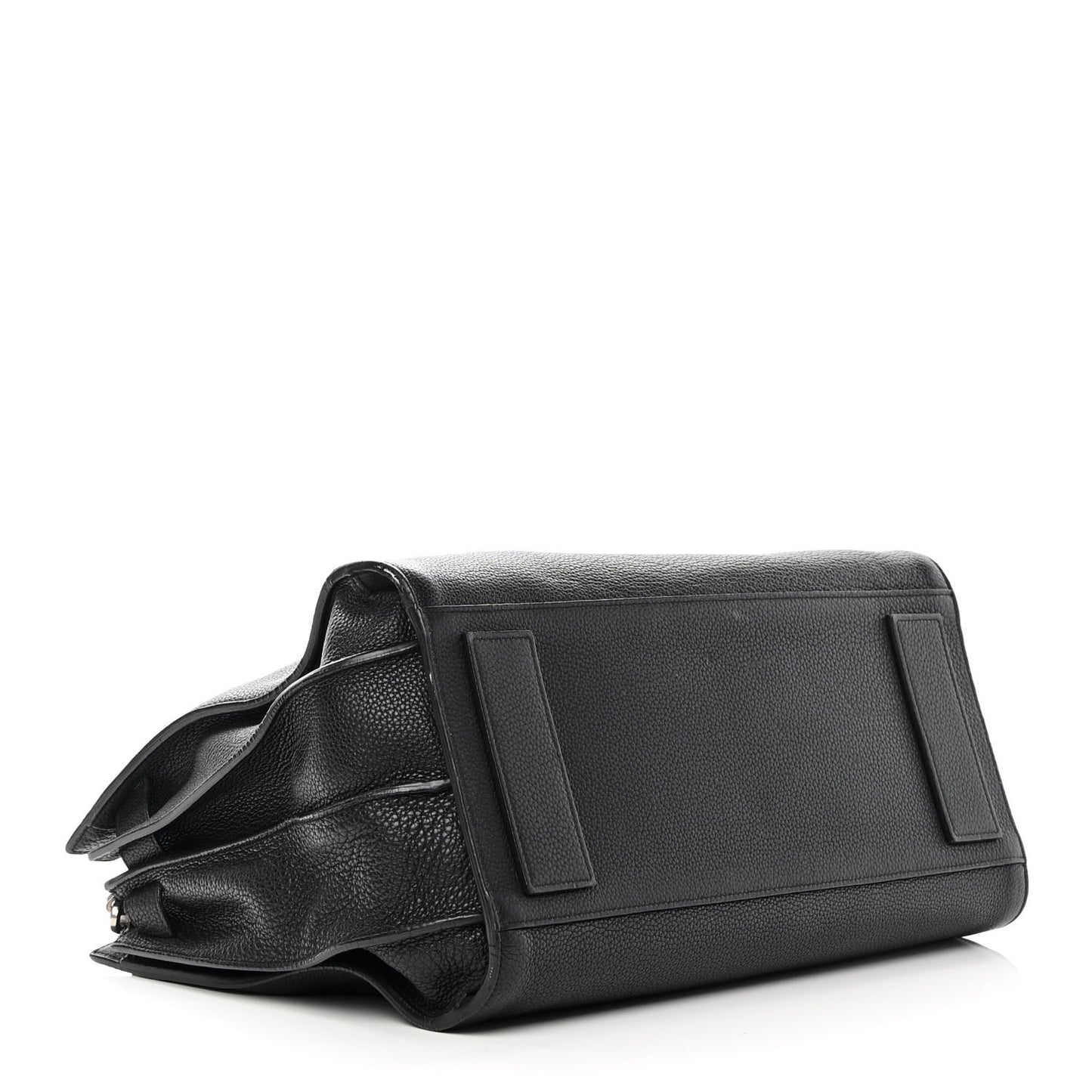 Grained Calfskin Medium Souple Sac De Jour Black
